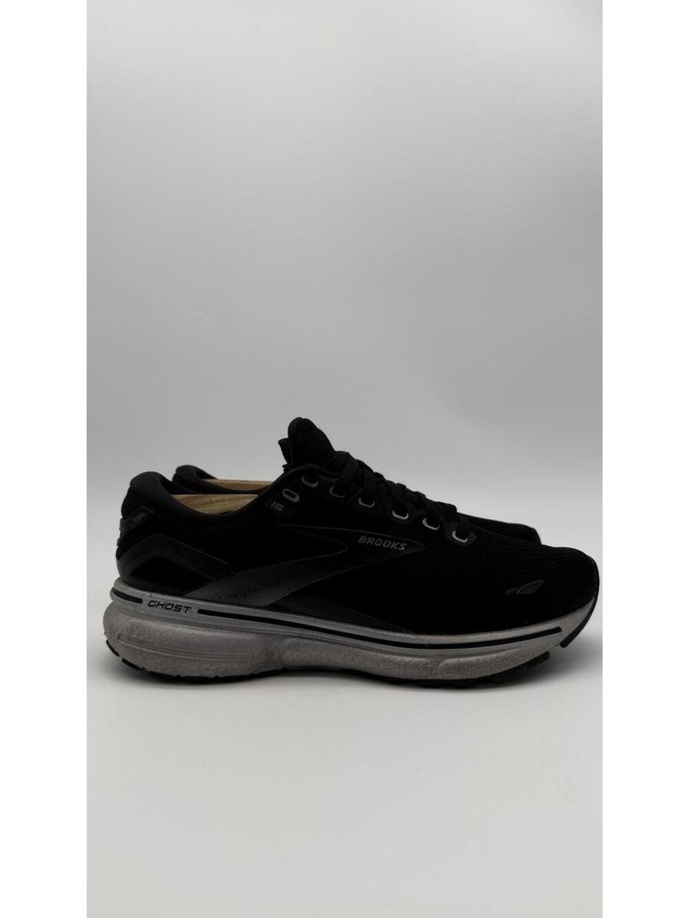 Brooks Ghost 15 Womens Running Shoes Black Rose Cushioned Sneaker Size 8
